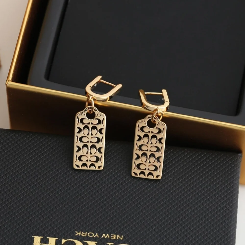 Coach Hang Tag Earrings - Picture 5 of 8